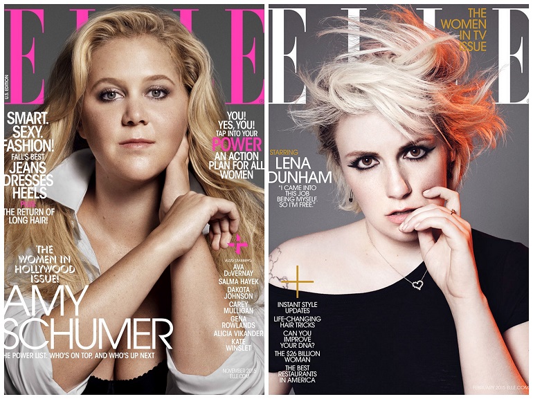 נשים במידות הגונות על שערי מגזין ELLE ב2015
