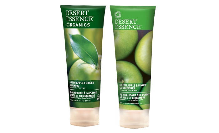 שמפו ומרכך של Desert Essence בריח תפוח ירוק